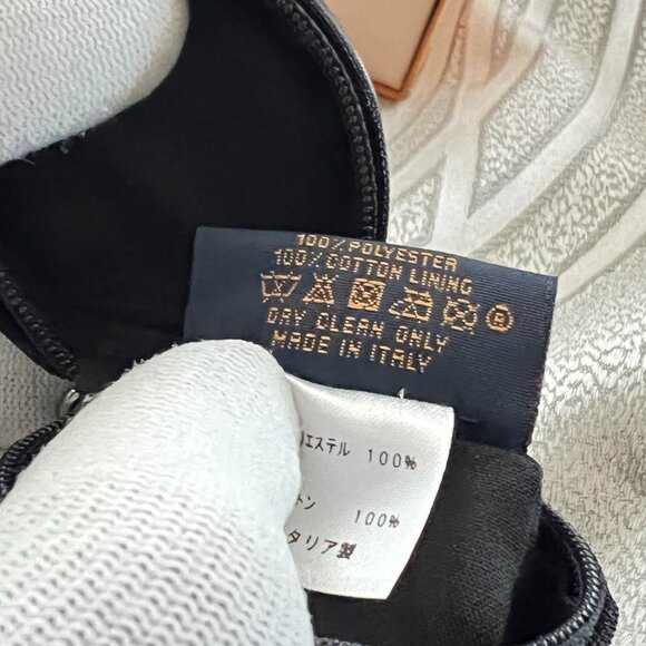 VVIP $1299 Authentic LOUIS VUITTON Made in ITALY Unisex Black Face Mask JAPAN - Picture 10 of 12